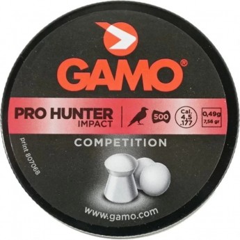 Пули пневматические GAMO Pro-hunter 4,5мм (500шт) Пули пневматические GAMO Pro-hunter 4,5мм (500шт)